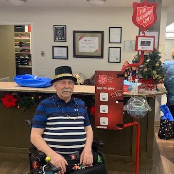 This is Peter he is a very dedicated kettle bell ringer. In fact he usually starts ringing the bell at 730am in the morning at his place of residence.